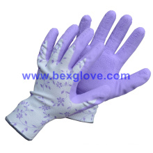 Garden Glove, Latex Glove, Foam Finish